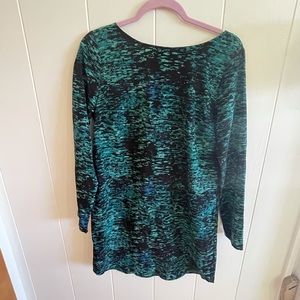Gap size small green, blue, and black dress.